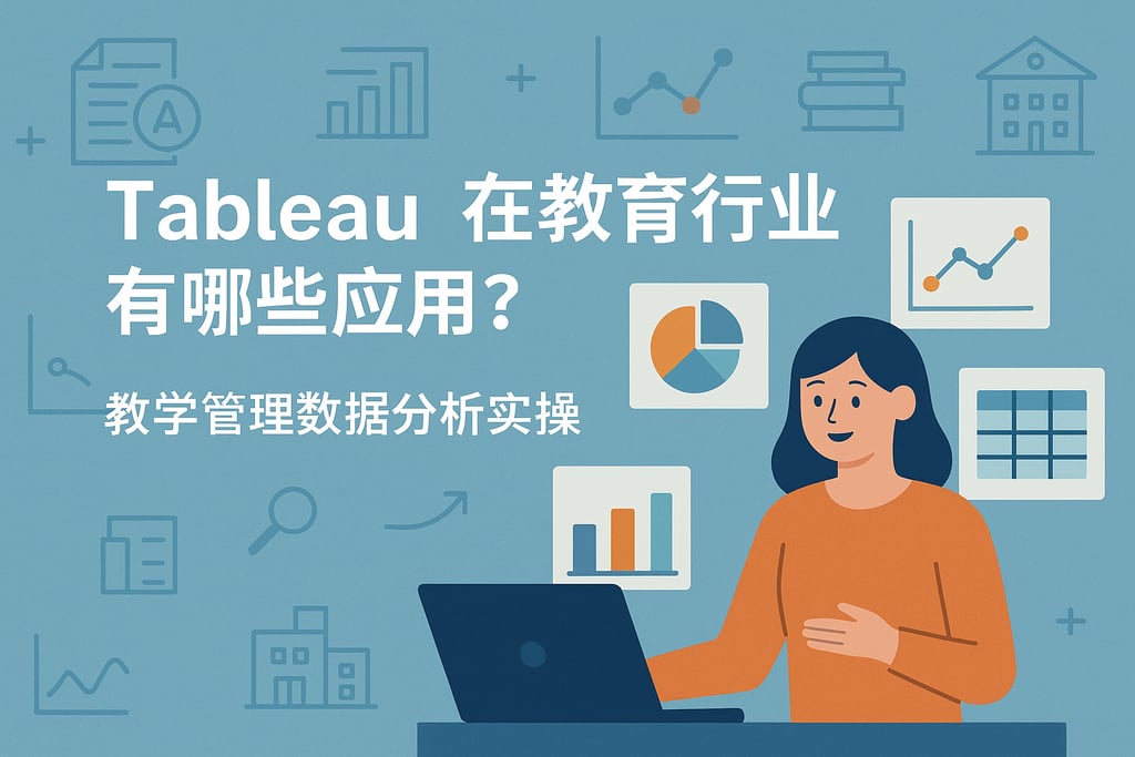 Tableau在教育行业有哪些应用？教学管理数据分析实操