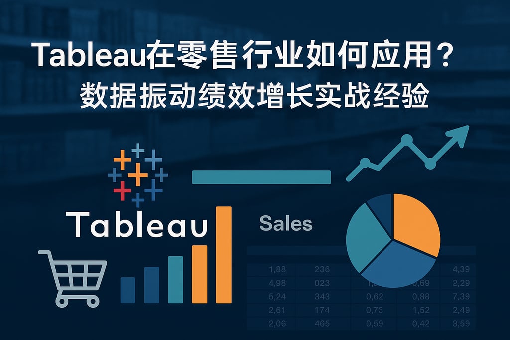 Tableau在零售行业如何应用？数据驱动业绩增长的实战经验