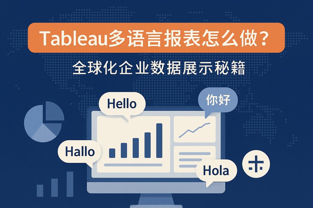 Tableau多语言报表怎么做？全球化企业数据展示秘籍