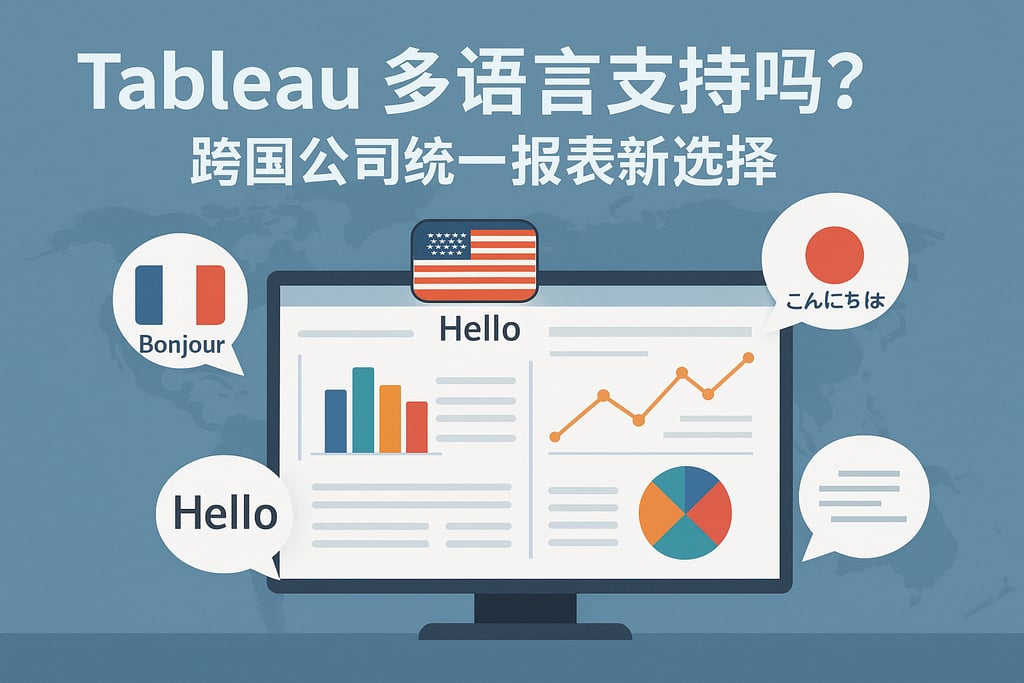 Tableau多语言支持吗？跨国公司统一报表新选择