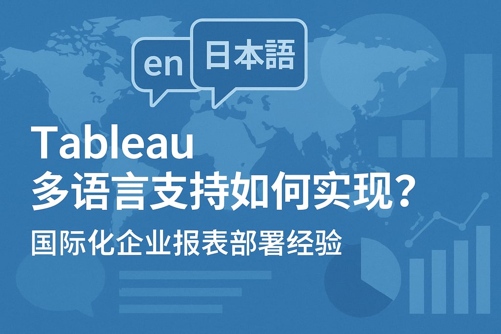 Tableau多语言支持如何实现？国际化企业报表部署经验