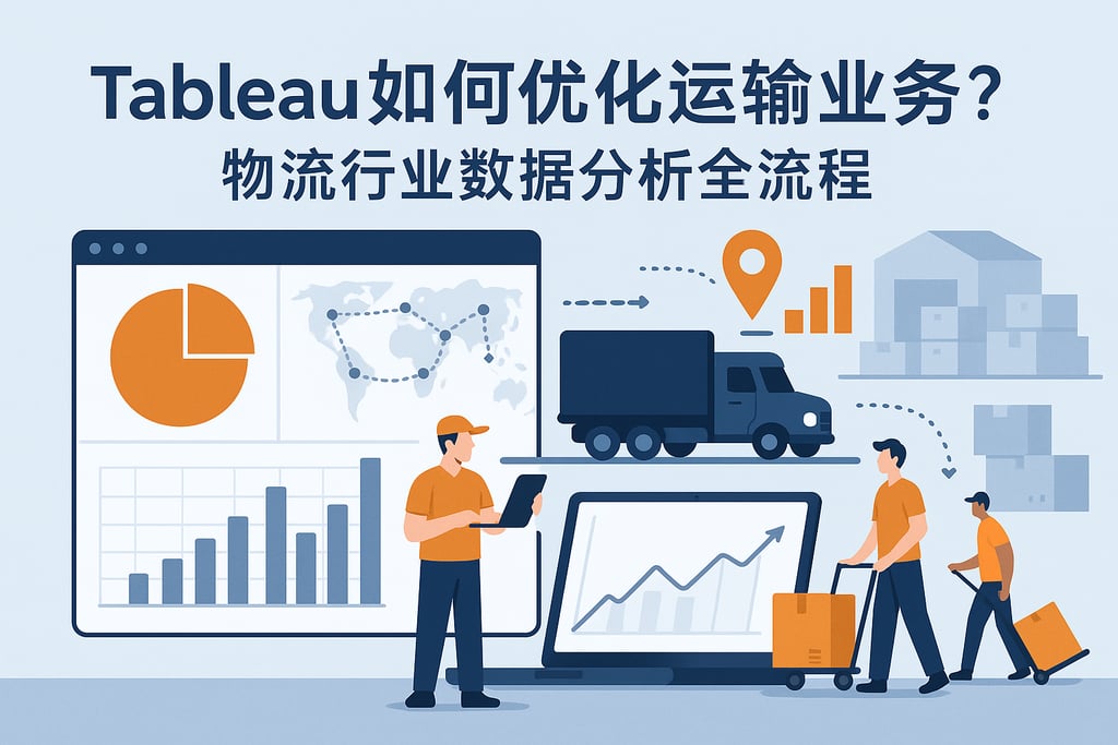 Tableau如何优化运输业务？物流行业数据分析全流程