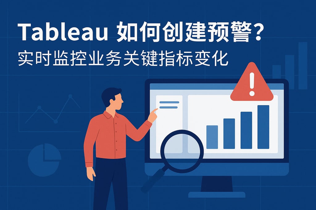 Tableau如何创建预警？实时监控业务关键指标变化