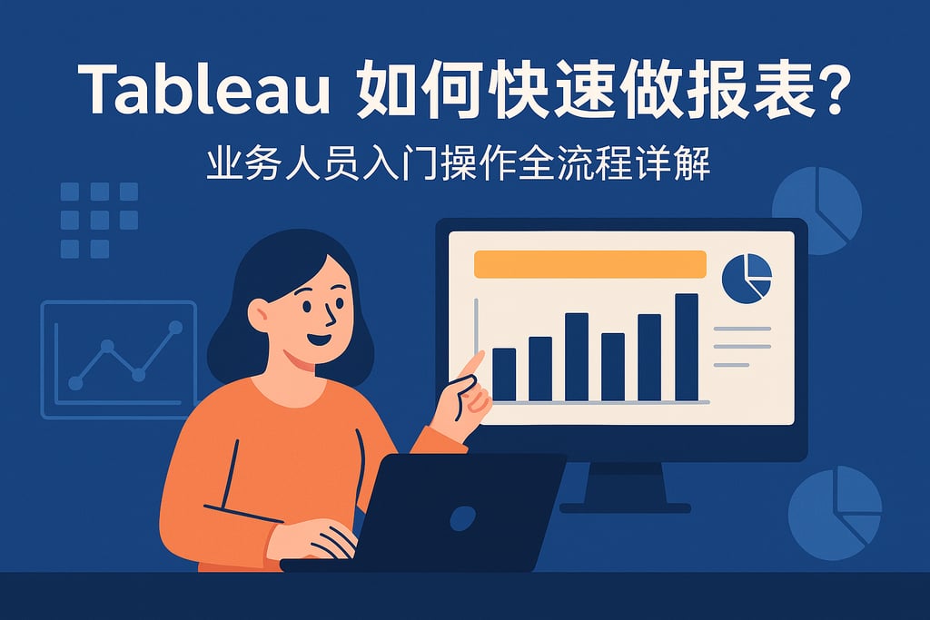 Tableau如何快速做报表？业务人员入门操作全流程详解