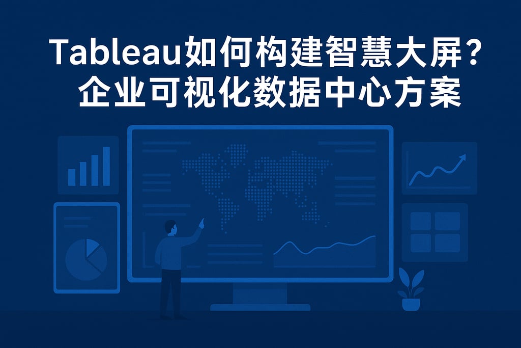 Tableau如何构建智慧大屏？企业可视化数据中心方案