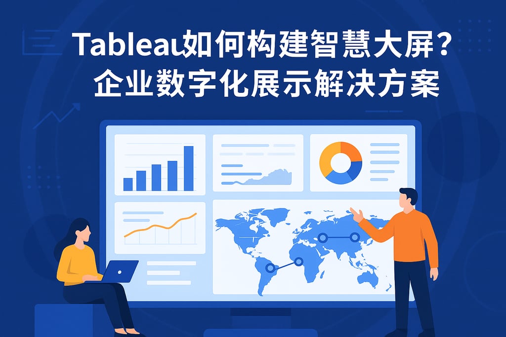 Tableau如何构建智慧大屏？企业数字化展示解决方案