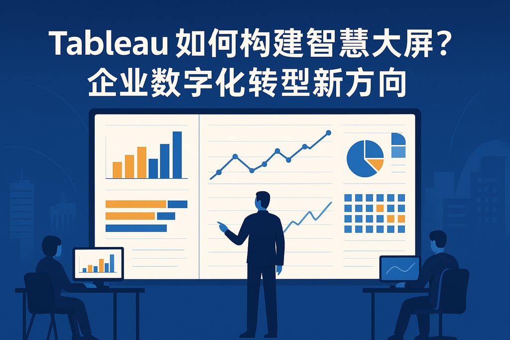 Tableau如何构建智慧大屏？企业数字化转型新方向