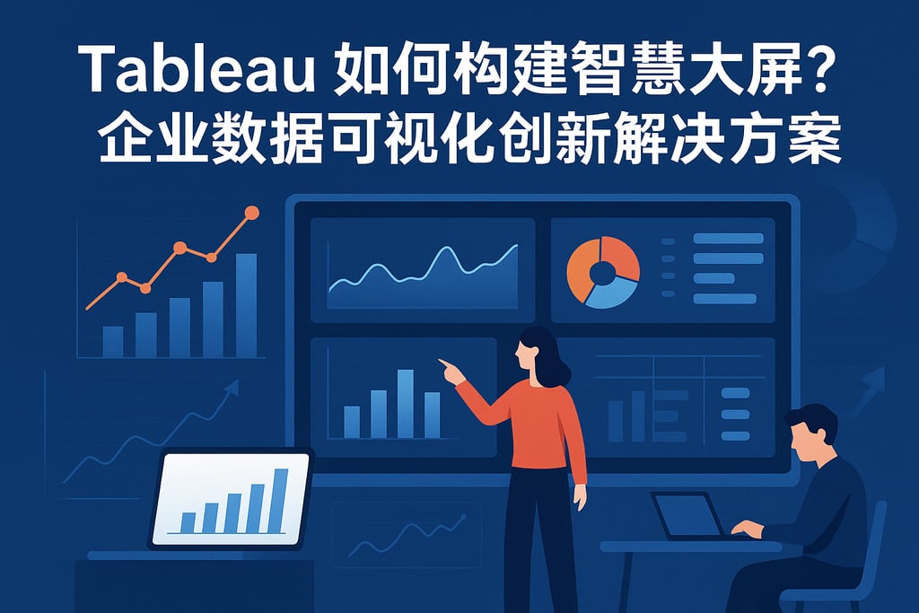 Tableau如何构建智慧大屏？企业数据可视化创新解决方案