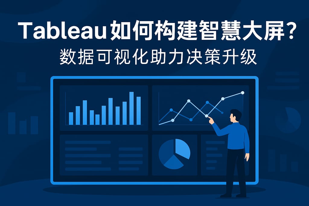 Tableau如何构建智慧大屏？数据可视化助力决策升级