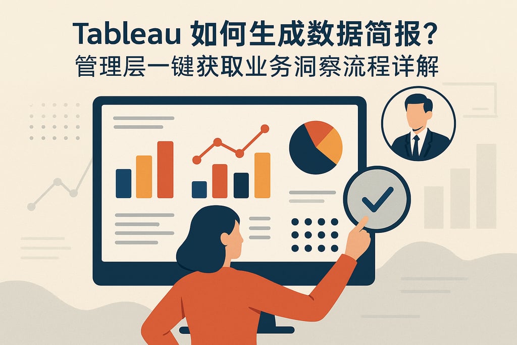Tableau如何生成数据简报？管理层一键获取业务洞察流程详解