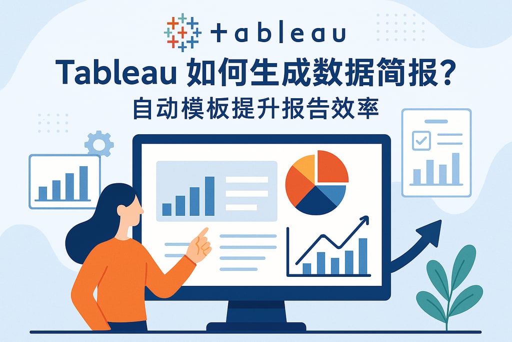 Tableau如何生成数据简报？自动模板提升报告效率