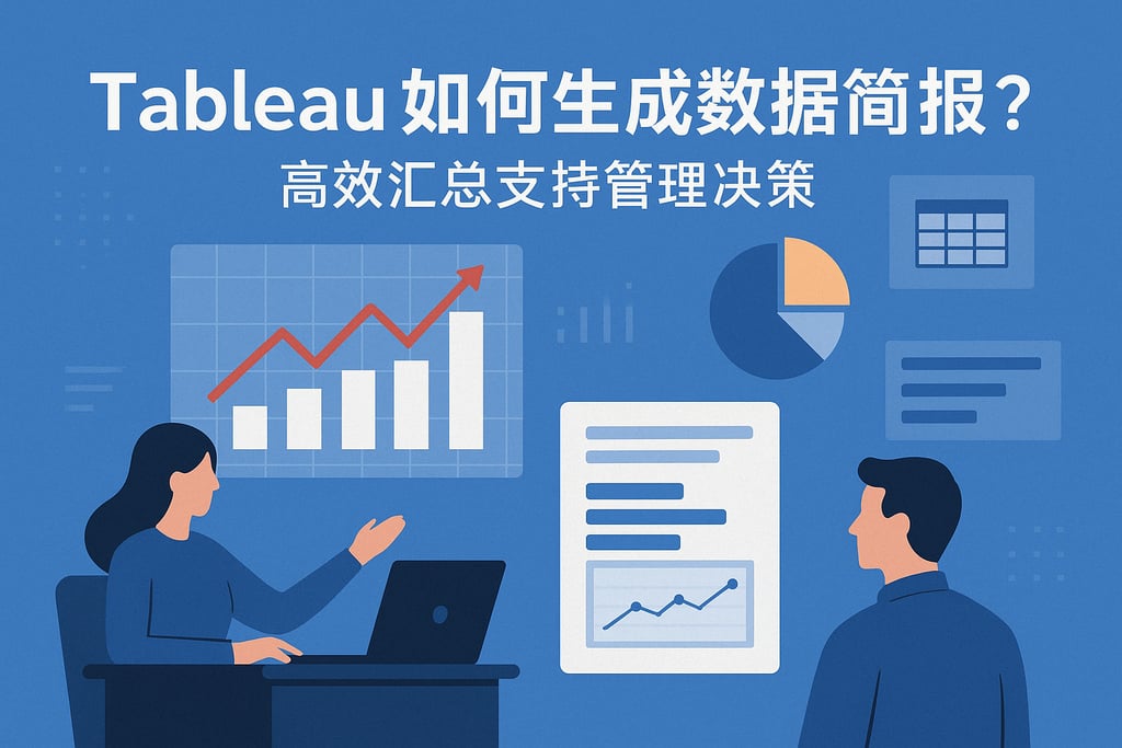 Tableau如何生成数据简报？高效汇总支持管理决策