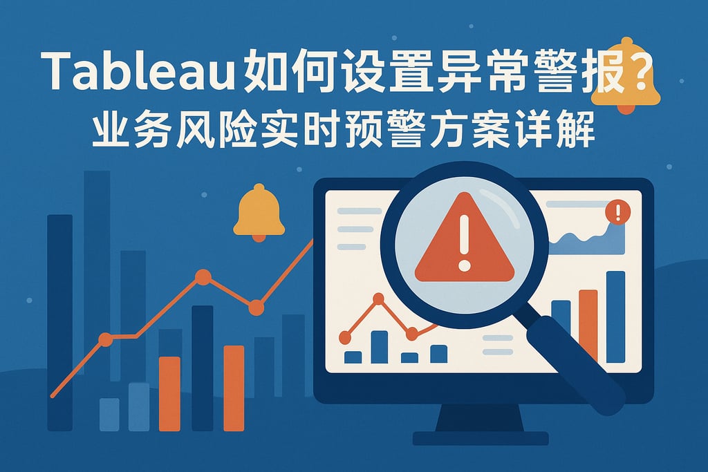 Tableau如何设置异常警报？业务风险实时预警方案详解