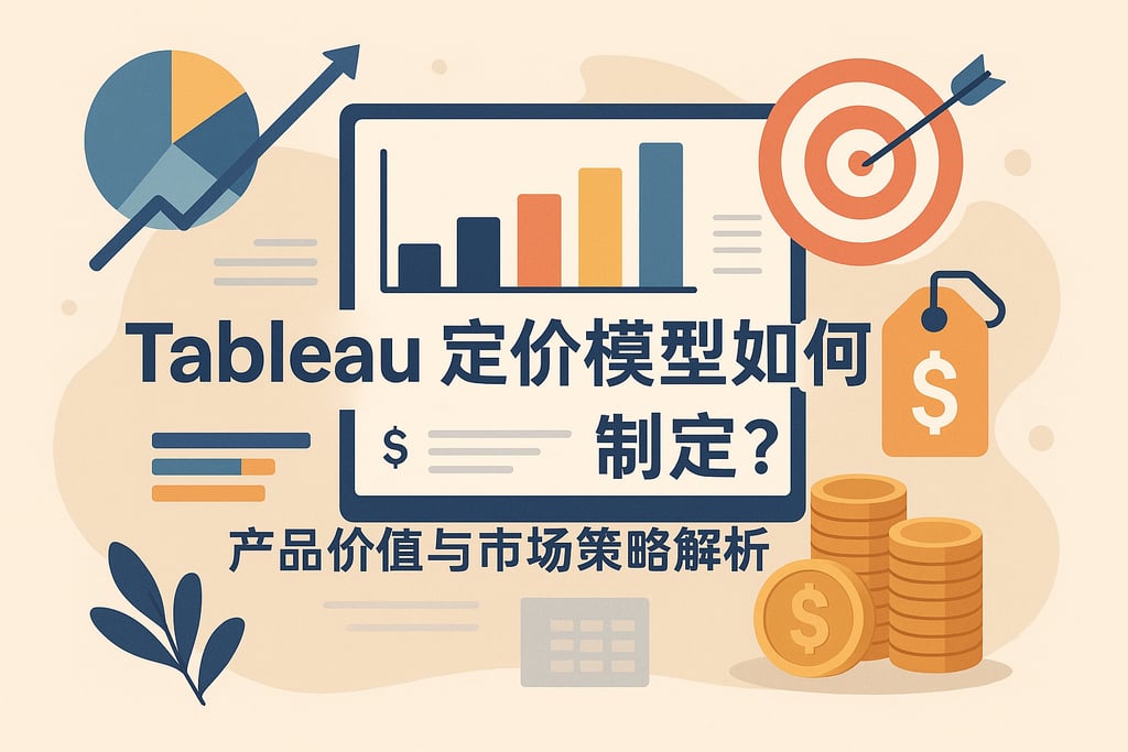 Tableau定价模型如何制定？产品价值与市场策略解析