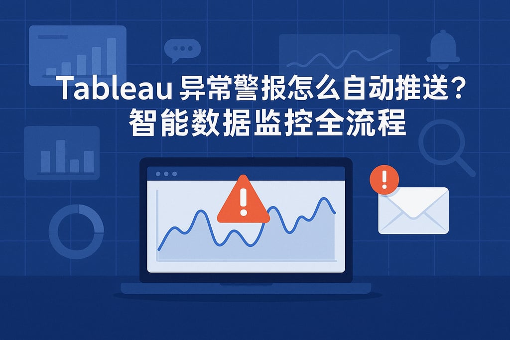 Tableau异常警报怎么自动推送？智能数据监控全流程