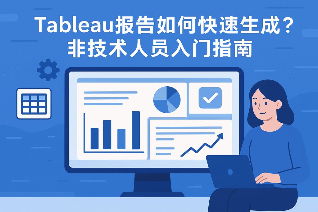 Tableau报告如何快速生成？非技术人员入门指南