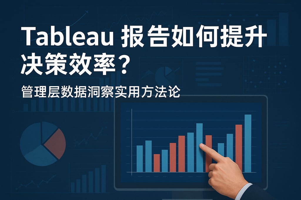 Tableau报告如何提升决策效率？管理层数据洞察实用方法论