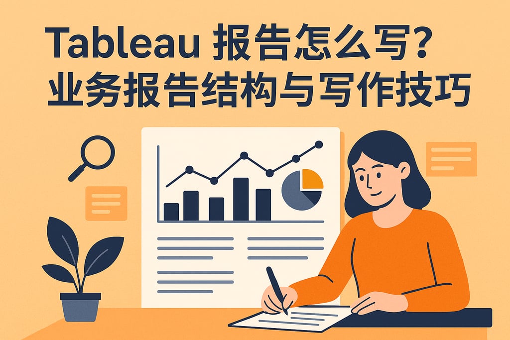 Tableau报告怎么写？业务报告结构与写作技巧