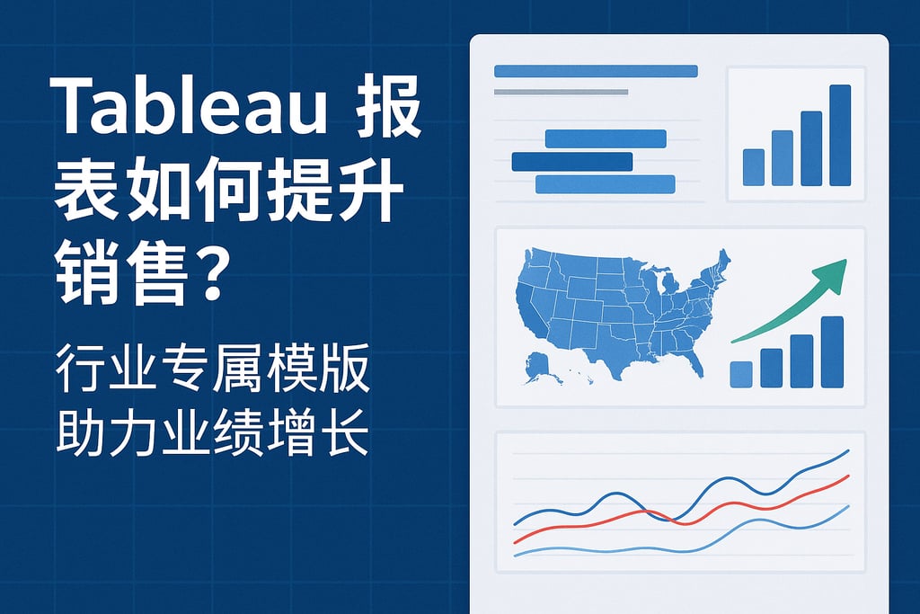 Tableau报表如何提升销售？行业专属模板助力业绩增长