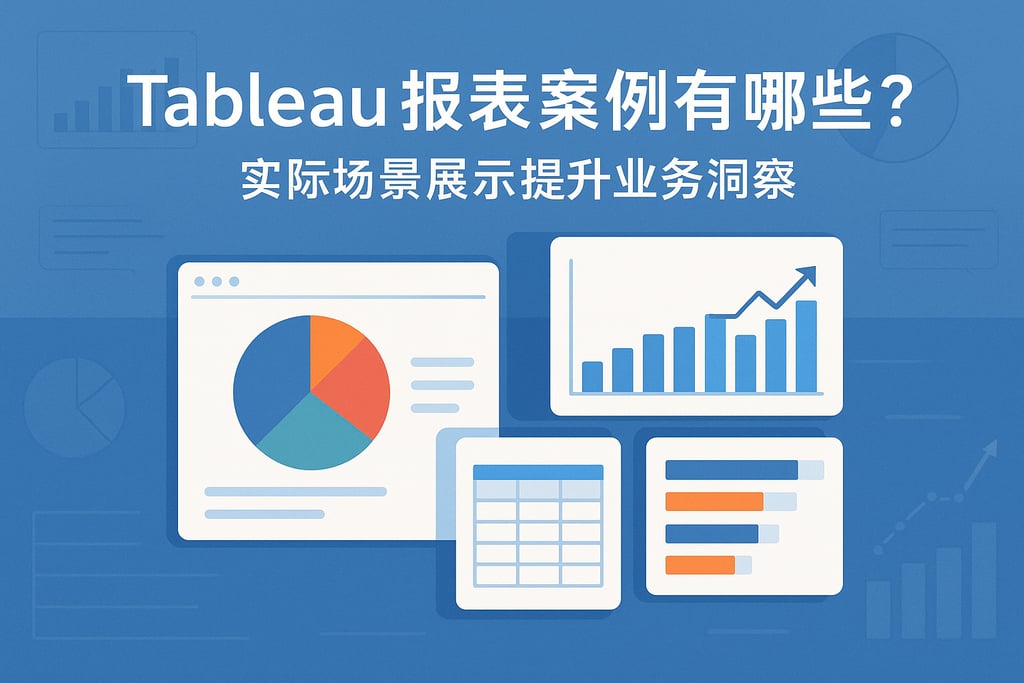 Tableau报表案例有哪些？实际场景展示提升业务洞察