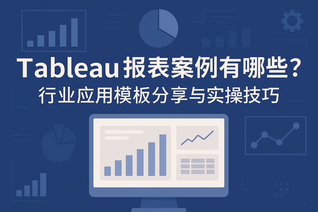 Tableau报表案例有哪些？行业应用模板分享与实操技巧