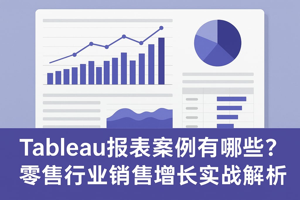 Tableau报表案例有哪些？零售行业销售增长实战解析