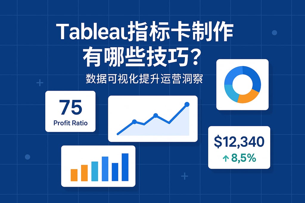 Tableau指标卡制作有哪些技巧？数据可视化提升运营洞察