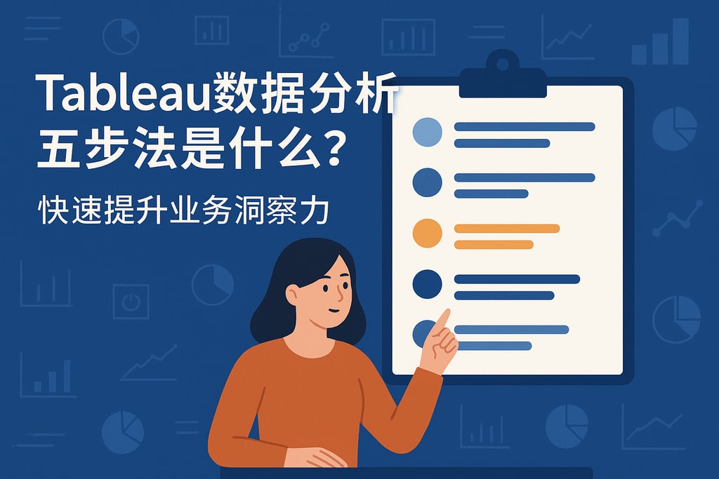 Tableau数据分析五步法是什么？快速提升业务洞察力