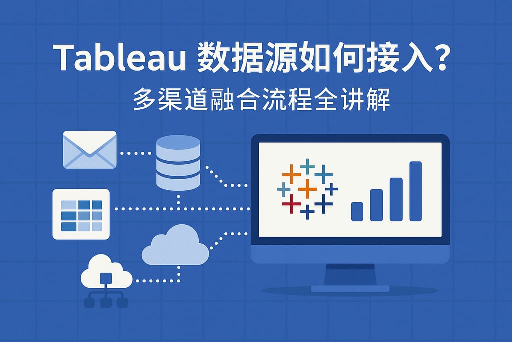 Tableau数据源如何接入？多渠道融合流程全讲解