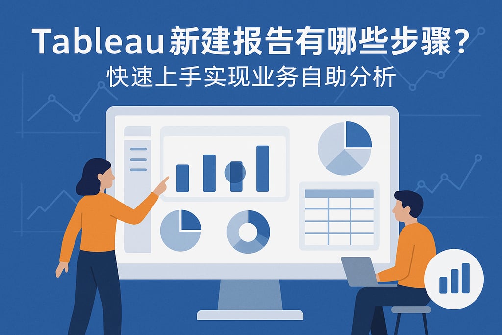 Tableau新建报告有哪些步骤？快速上手实现业务自助分析