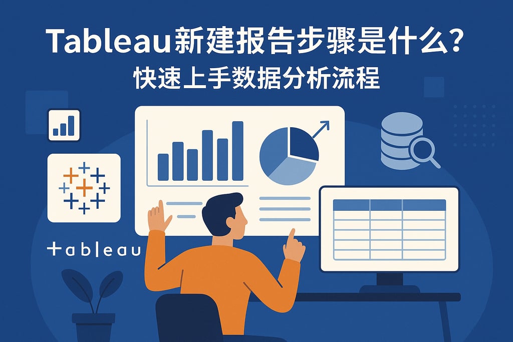 Tableau新建报告步骤是什么？快速上手数据分析流程
