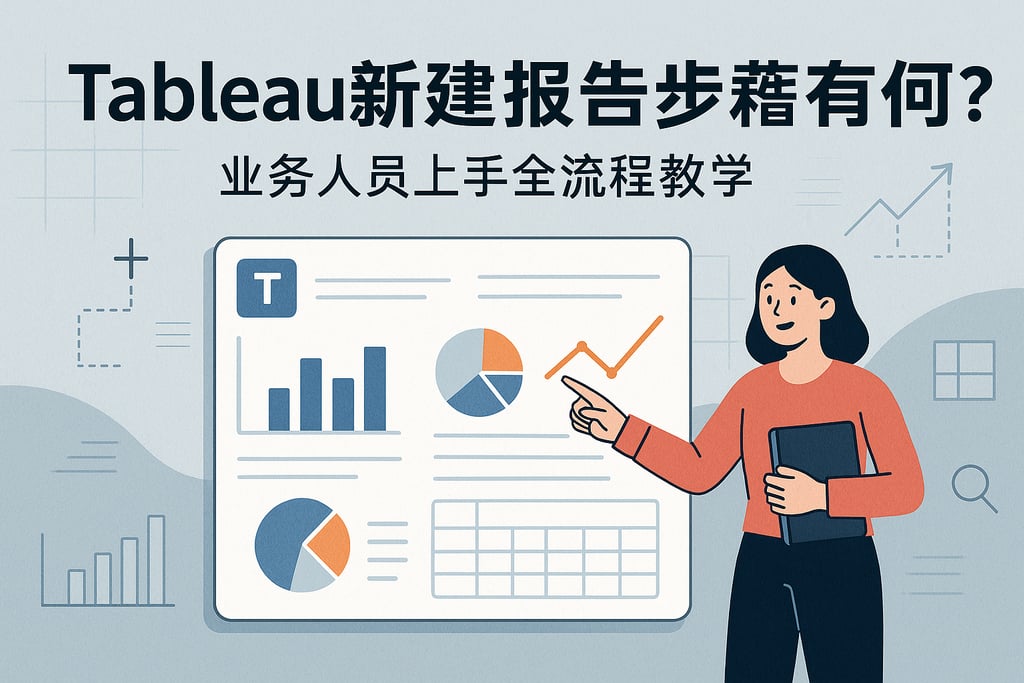 Tableau新建报告步骤有哪些？业务人员上手全流程教学