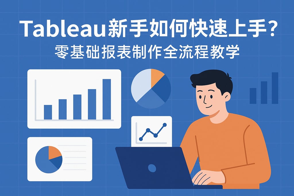 Tableau新手如何快速上手？零基础报表制作全流程教学