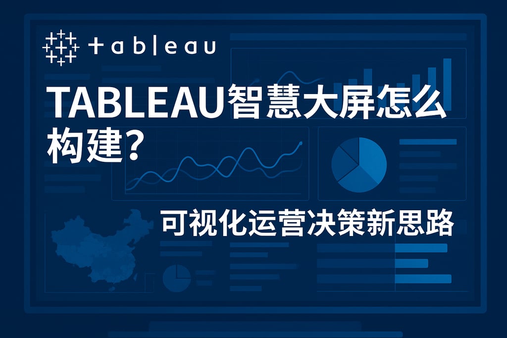 Tableau智慧大屏怎么构建？可视化运营决策新思路