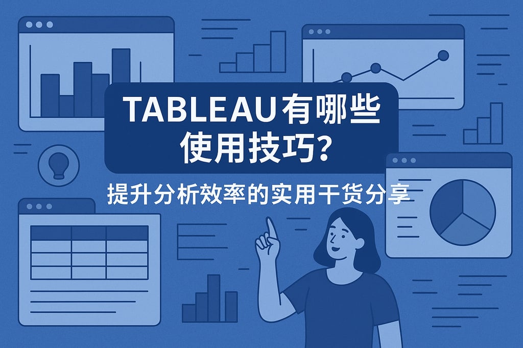 Tableau有哪些使用技巧？提升分析效率的实用干货分享
