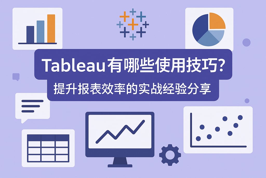 Tableau有哪些使用技巧？提升报表效率的实战经验分享