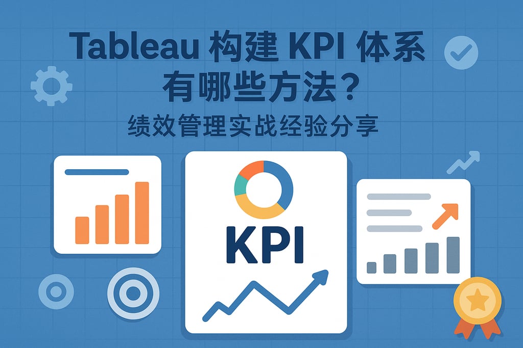 Tableau构建KPI体系有哪些方法？绩效管理实战经验分享
