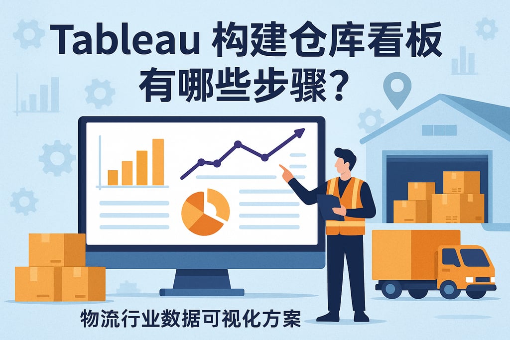 Tableau构建仓库看板有哪些步骤？物流行业数据可视化方案
