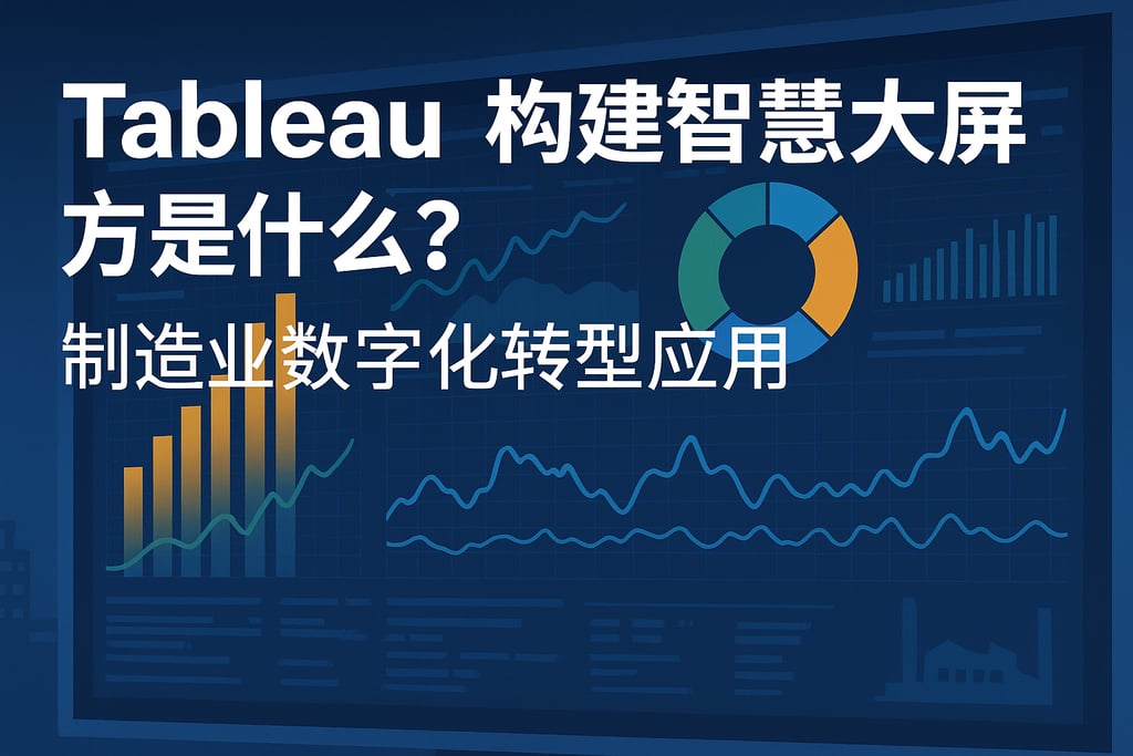 Tableau构建智慧大屏方案是什么？制造业数字化转型应用