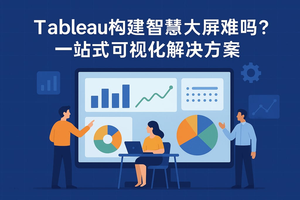 Tableau构建智慧大屏难吗？一站式可视化解决方案