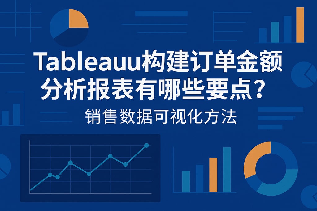 Tableau构建订单金额分析报表有哪些要点？销售数据可视化方法