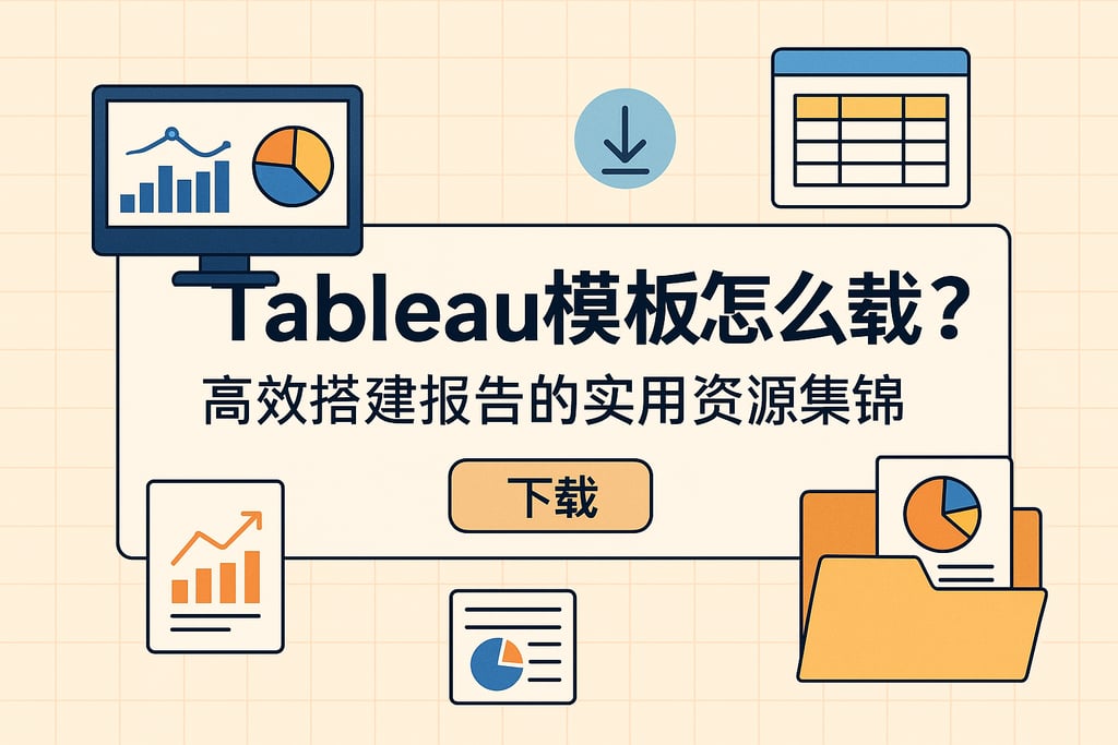 Tableau模板怎么下载？高效搭建报告的实用资源集锦
