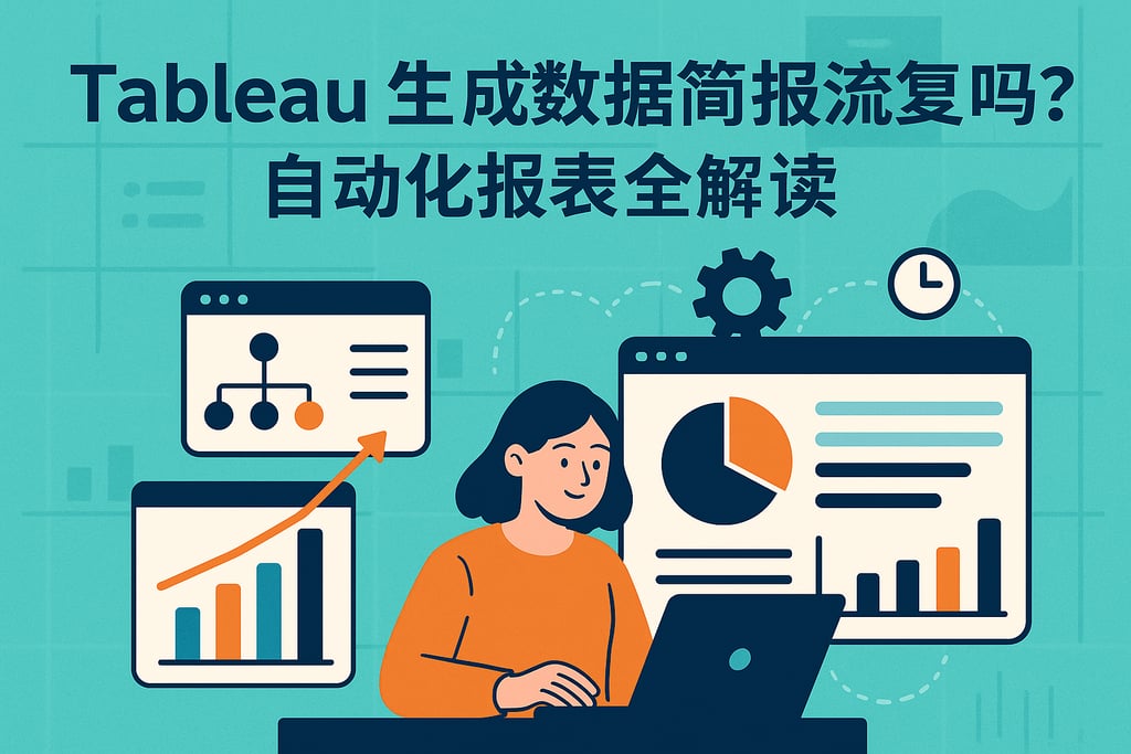 Tableau生成数据简报流程复杂吗？自动化报表全解读