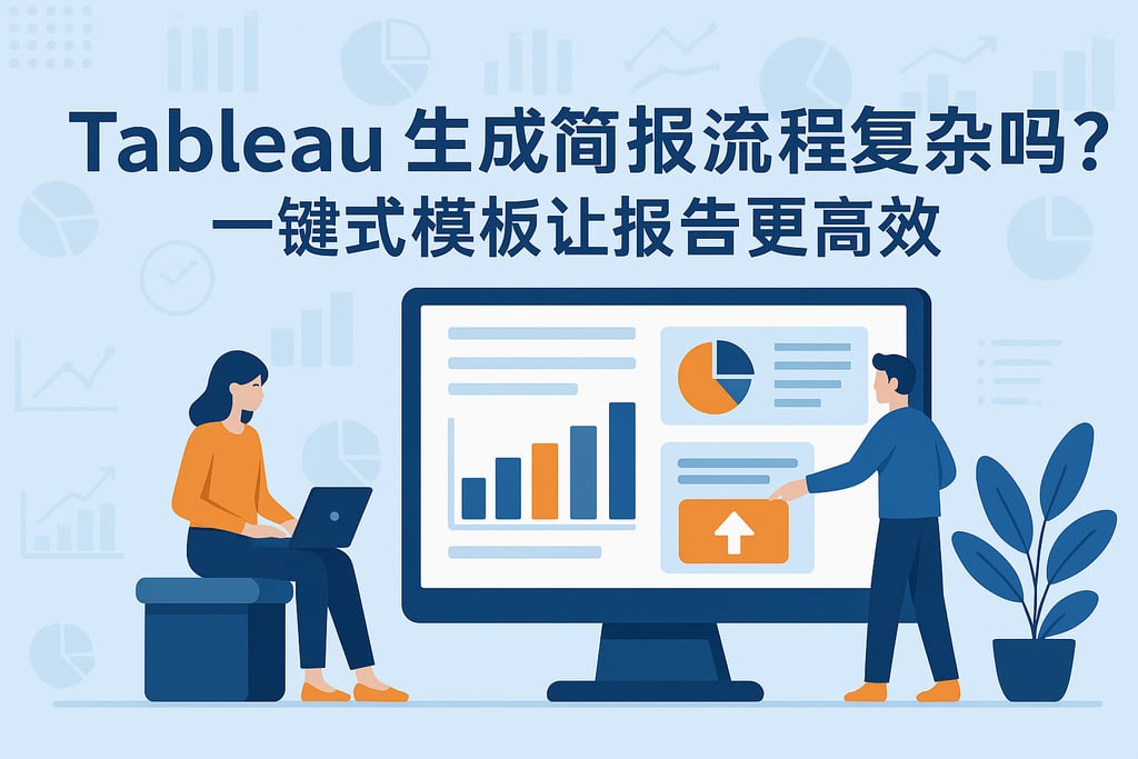 Tableau生成简报流程复杂吗？一键式模板让报告更高效