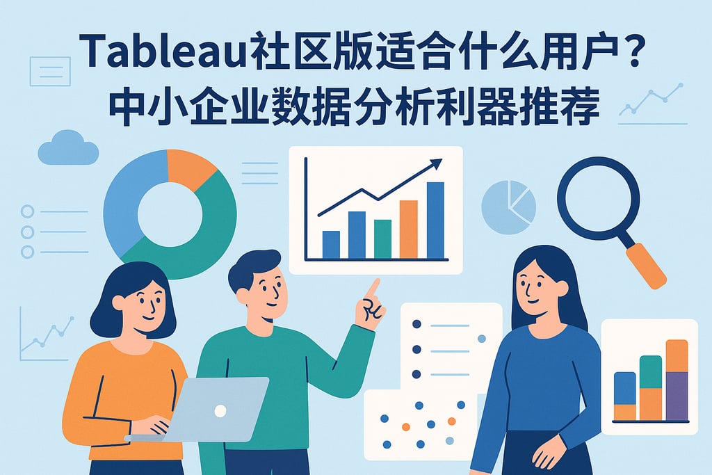 Tableau社区版适合什么用户？中小企业数据分析利器推荐