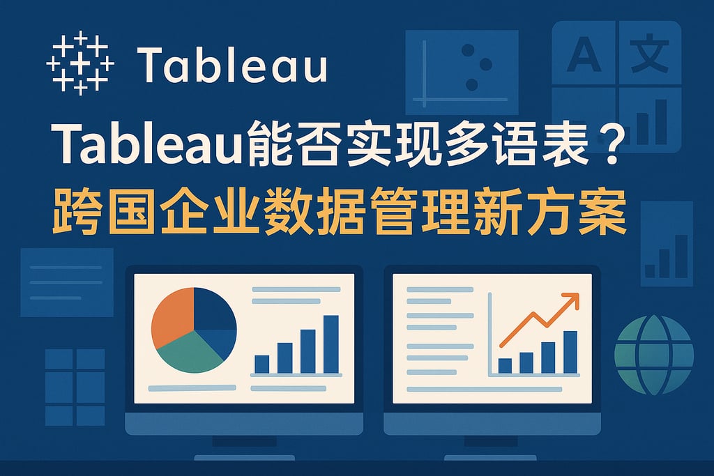 Tableau能否实现多语言报表？跨国企业数据管理新方案