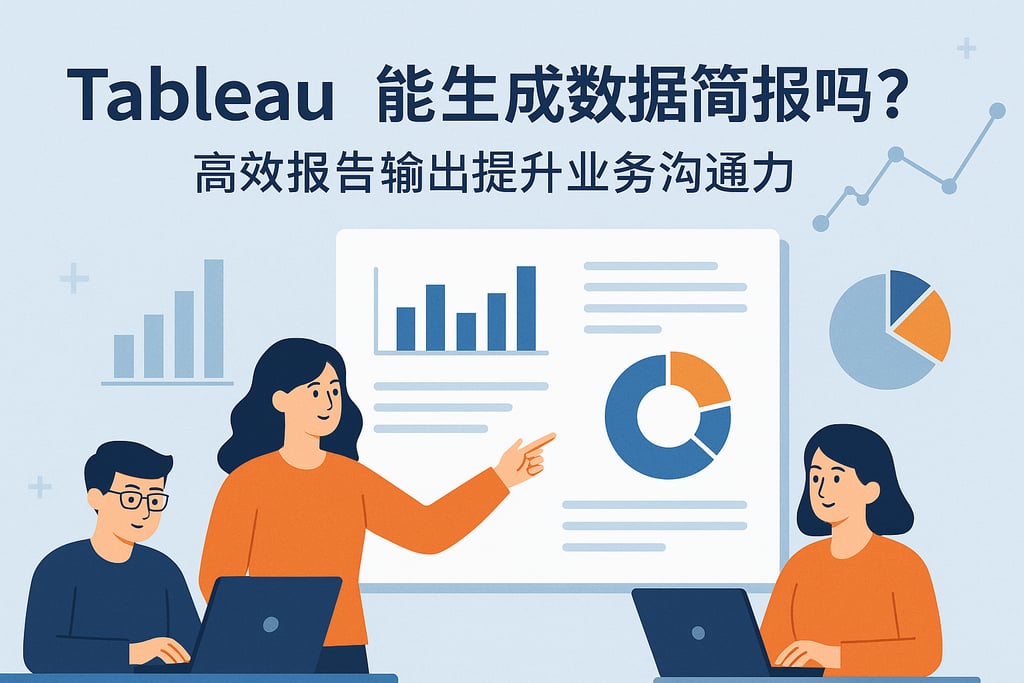 Tableau能生成数据简报吗？高效报告输出提升业务沟通力