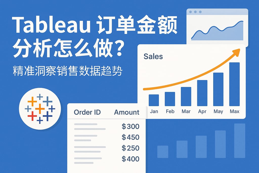 Tableau订单金额分析怎么做？精准洞察销售数据趋势