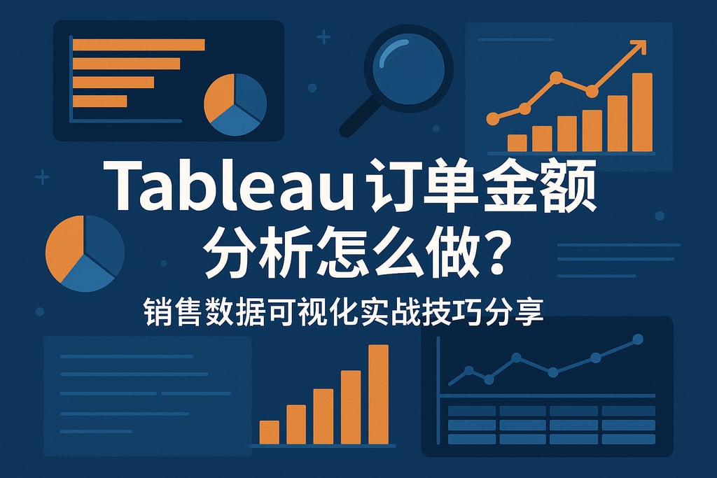 Tableau订单金额分析怎么做？销售数据可视化实战技巧分享