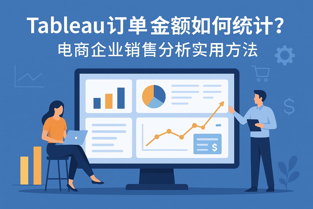 Tableau订单金额如何统计？电商企业销售分析实用方法